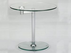 products 01 Chintaly 8090 Round Motion Glass End Table