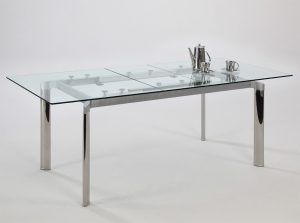 products 01 Chintaly Tara Extendable Glass Top Dining Table
