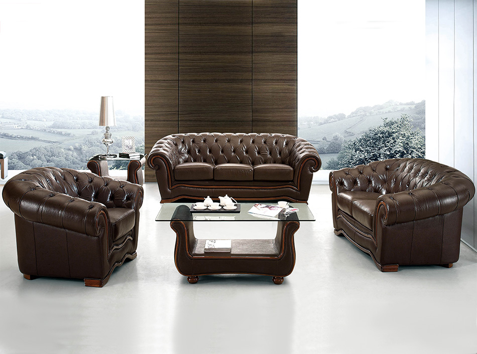 Contemporary Leather Sofa / Sofa-Bed EF-262