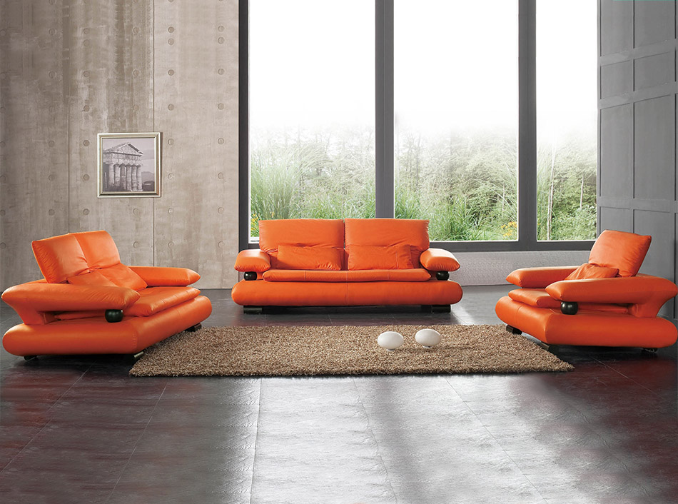 Modern Leather Sofa EF-410