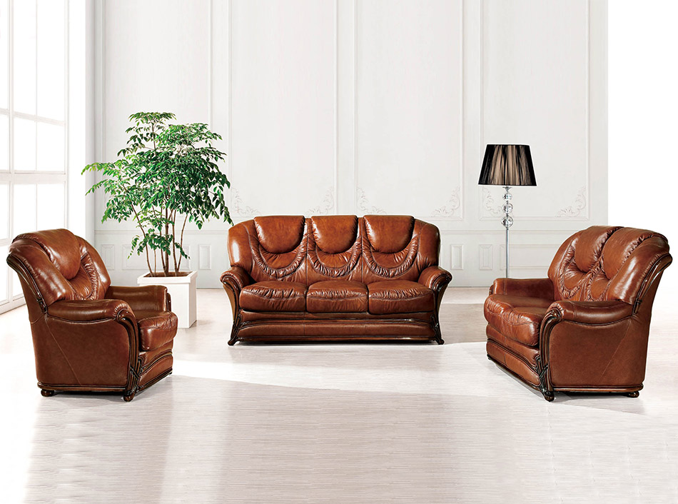 Contemporary Leather Sofa Sleeper EF-67