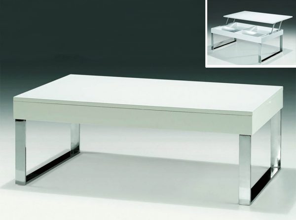 Modern Lift Top Coffee Table EF-J030 White