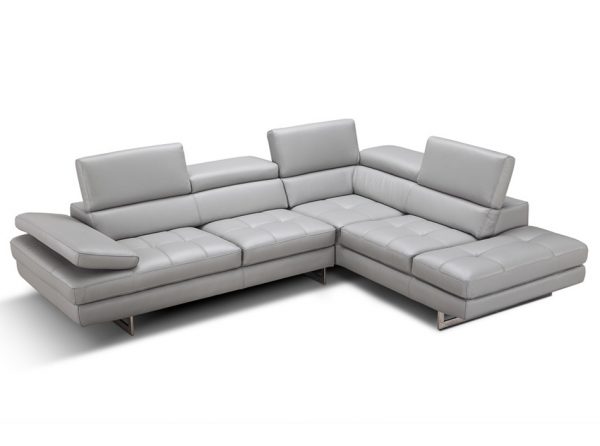 Aurora Leather Sectional Sofa by J&M Furniture