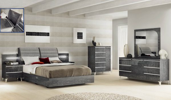 Italian Bed / Bedroom Set EF-Elite by Status