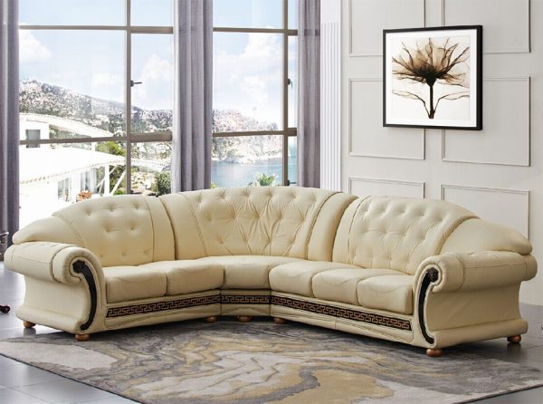 Traditional Sectional Sofa EF-Apolo Beige