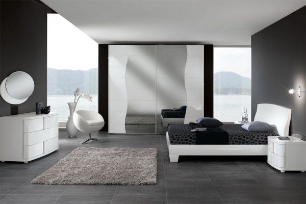 Spar Modern Bed / Bedroom Set Procida 04