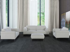 products 01 JM Davos Sofa Set Modern Leather Sofa Loveseat Chair