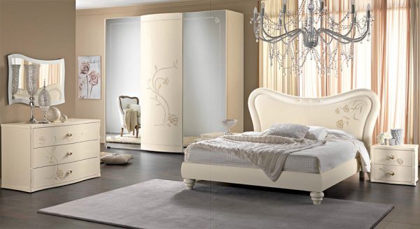 Spar Neoclassical Bed / Bedroom Set Amalfi Ivory