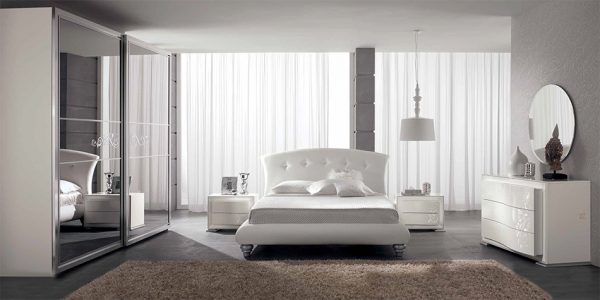 Neoclassical Italian Bed / Bedroom Luna 03 by Spar