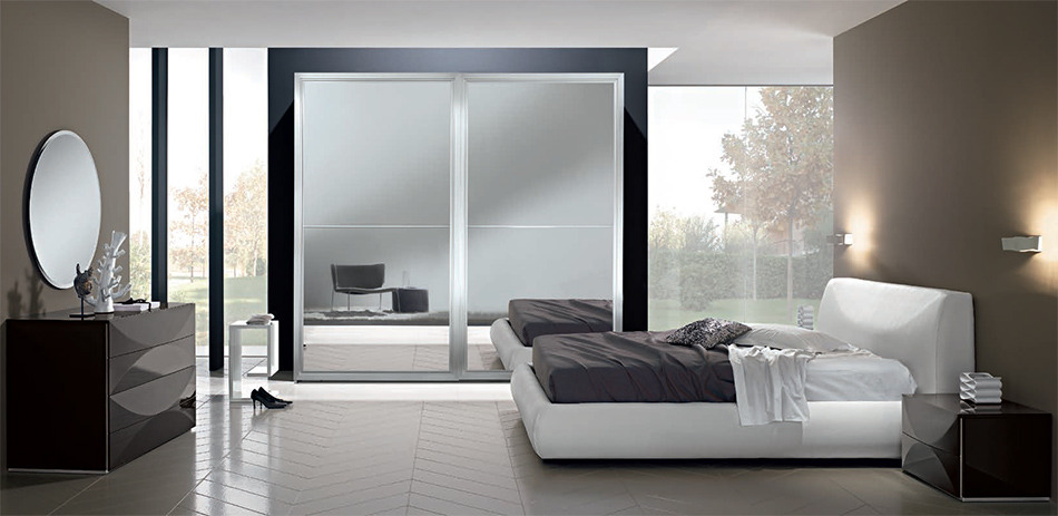 Upholstered Italian Bed / Bedroom Miro 05 by SPAR