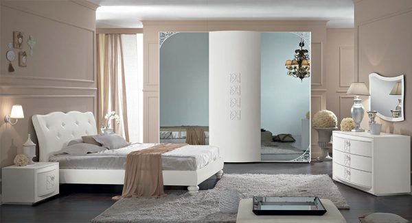 Italian Neoclassical Bed / Bedroom Orchidea by Spar