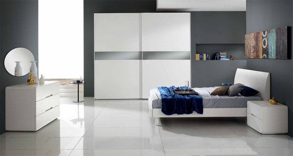Spar Modern Italian Platform Bed Style 02