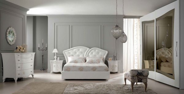 Classic Italian Bed / Bedroom Set Butterfly 03 by Spar