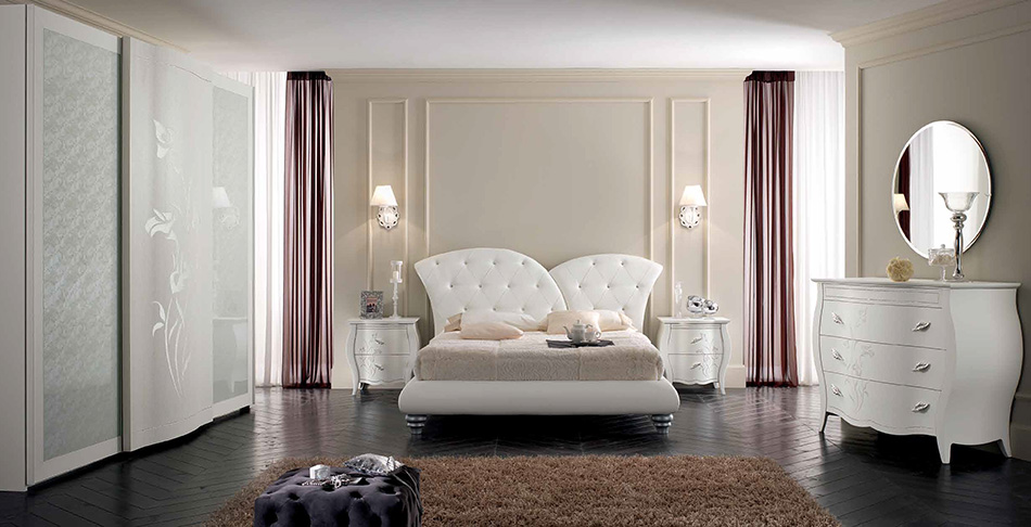 Classic Bed / Bedroom Set Florence 02 by Spar Italy