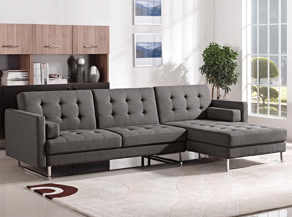 Modern Fabric Sectional Sleeper Sofa EF-1471