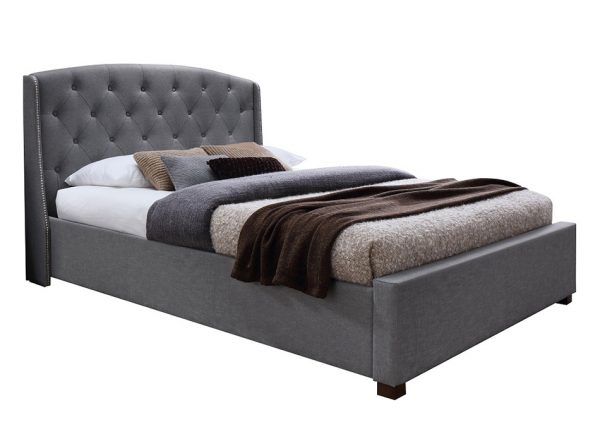 Iris Upholstered Platform Bed by J&M Furniture