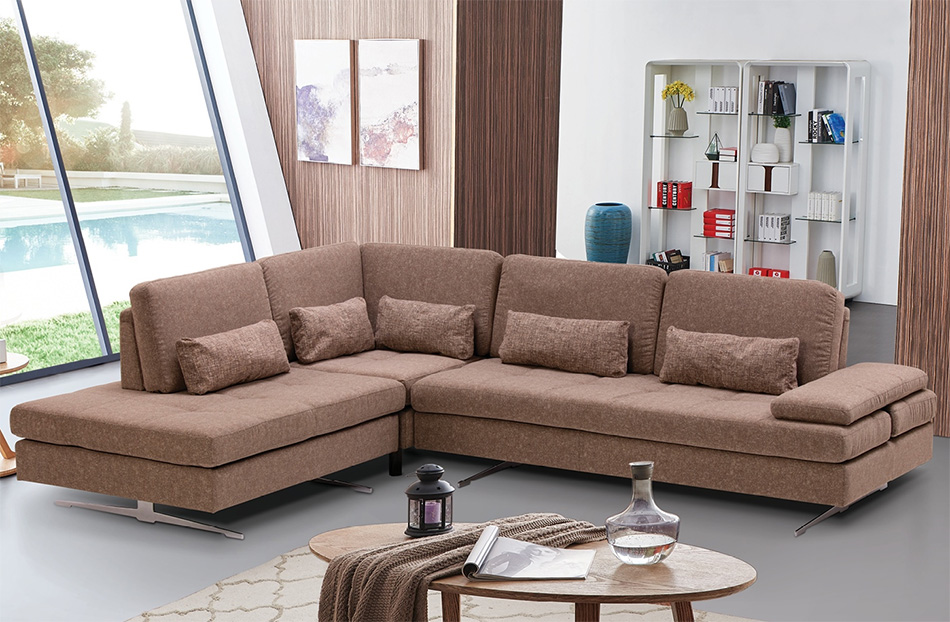 Modern Fabric Sectional Sofa EF-Colombo