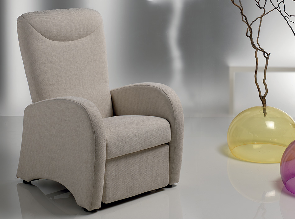 Manual Recliner Armchair Touring by IL Benessere