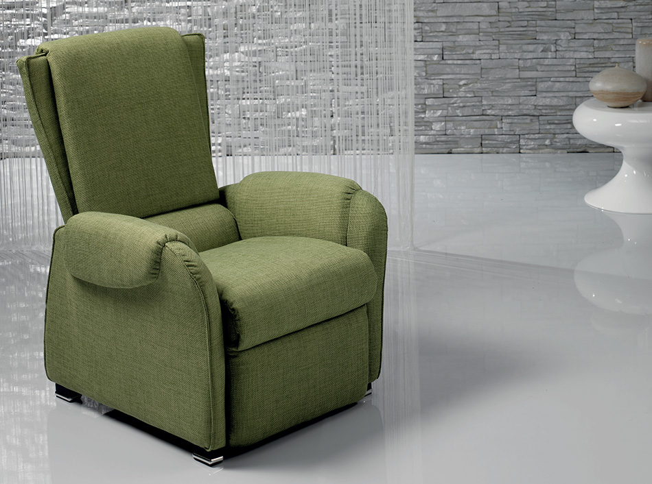 Modern Manual Recliner-Chair Lea by IL Benessere