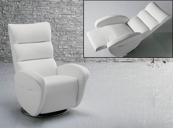 Modern Recliner Chair Ester by IL Benessere, Italy