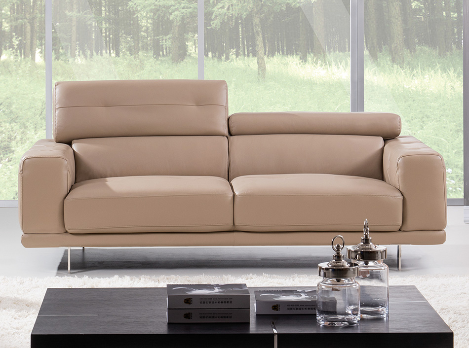 Modern Leather Sofa S116 By Beverly