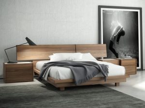 products 01 Huppe Swan Bed Bedroom Set Walnut MIG Furniture