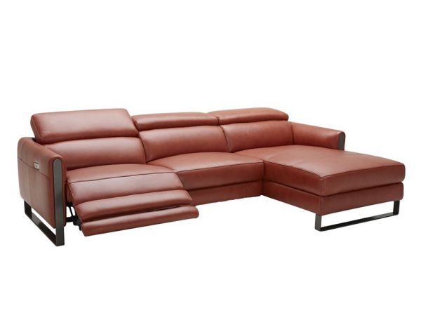 Nina Motion Leather Sectional Sofa by J&M Furniture