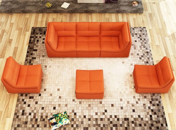 Lego Pumpkin Sofa Set by J&M Furniture