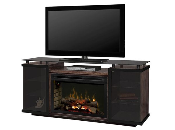Aiden Electric Fireplace Media Console by Dimplex