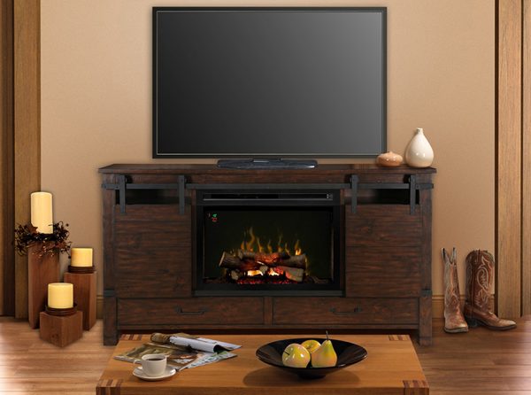 Electric Fireplace Media Console Austin by Dimplex