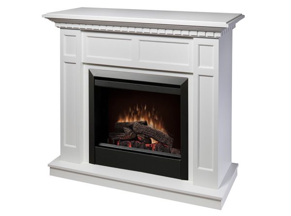 Caprice Electric Fireplace by Dimplex | White