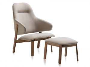 products 01 Huppe Wolfgang High Back Lounge Chair Armchair