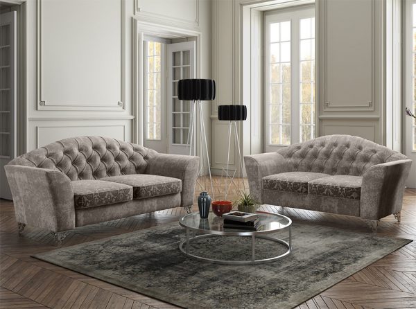 Divina Italian Fabric Sofa by J&M Furniture