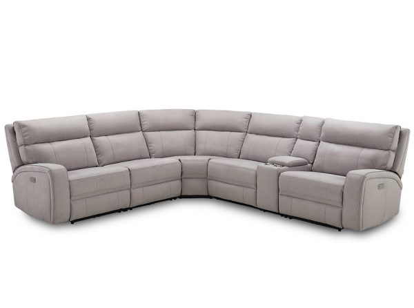 Cozy Power Motion Sectional Sofa by J&M Furniture