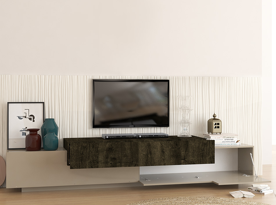 Modern TV Stand Azimut 106 | Made in Italy - MIG Furniture
