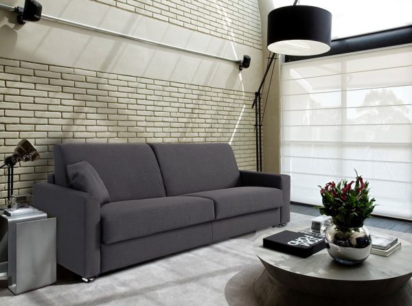 Breeze Modern Italian Sofa-Bed by Pezzan | Dark Grey