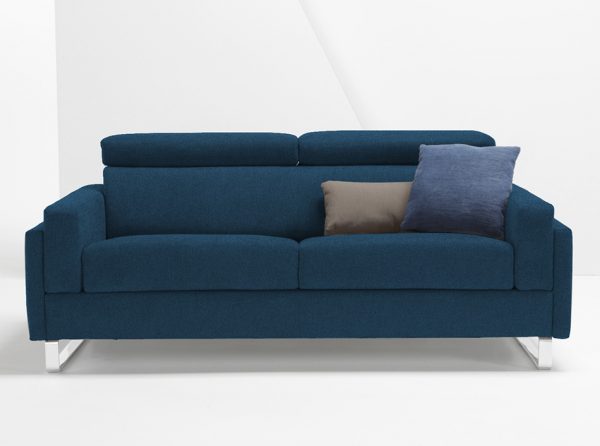 Pezzan Firenze Modern Sofa Sleeper | Ocean Blue