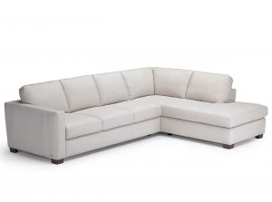 Cesare b735 leather sectional sofa by natuzzi editions blue