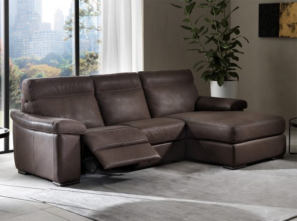 Natuzzi Editions Recliner Sectional Sofa Onore B814
