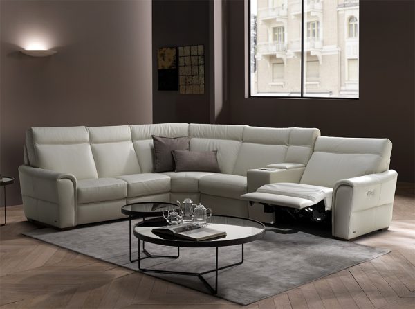 Energia C046 Recliner Sectional by Natuzzi Editions