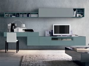 Modern Wall Unit Z055C by Tomasella Italy