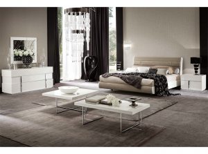 products 01 ALF Canova Italian Upholstered Bed Bedroom Set