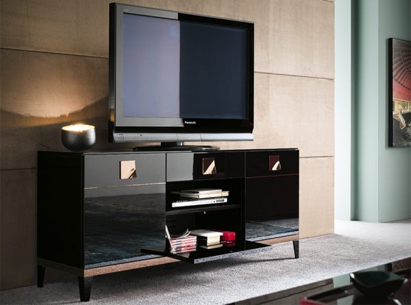 Italian TV Stand Mont Noir by ALF Group