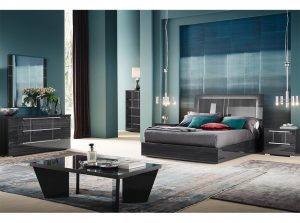 products 01 ALF Versilia Italian Bedroom Set Gloss Gray