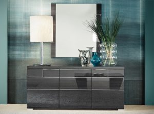 products 01 ALF Versilia Italian Buffet Sideboard Gray Gloss