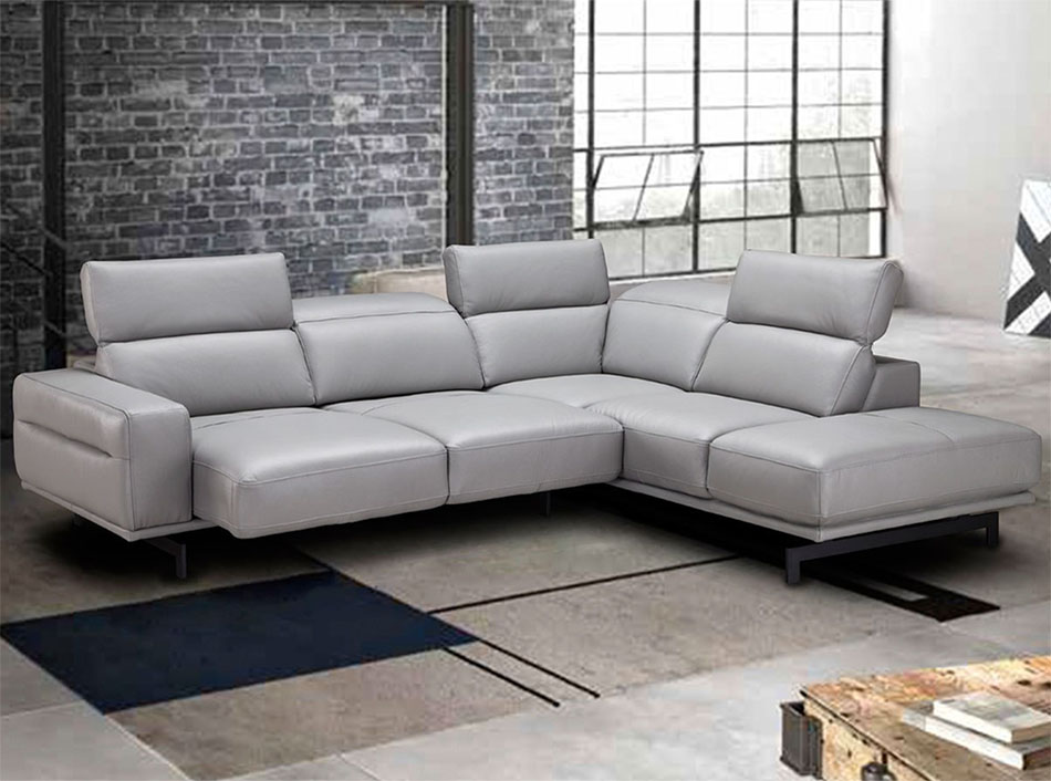 Modern Sectional Davenport by J&M Furniture
