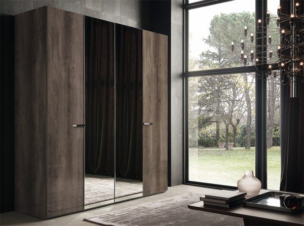 Matera Italian 4-Door Wardrobe by ALF