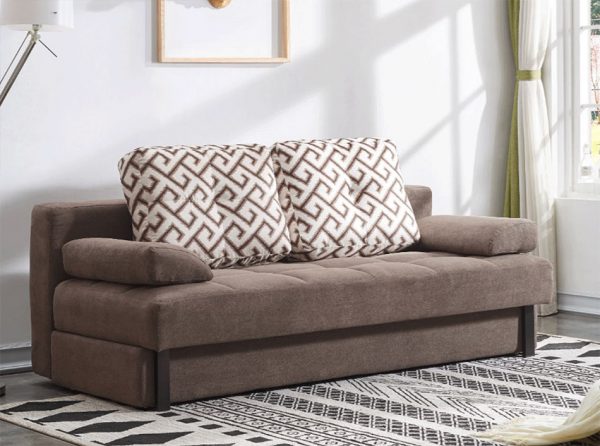 Fabric Sofa Bed EF-98 | Brown