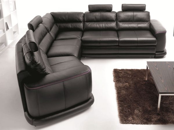 Modern Leather Sectional EF-Camino by Galla