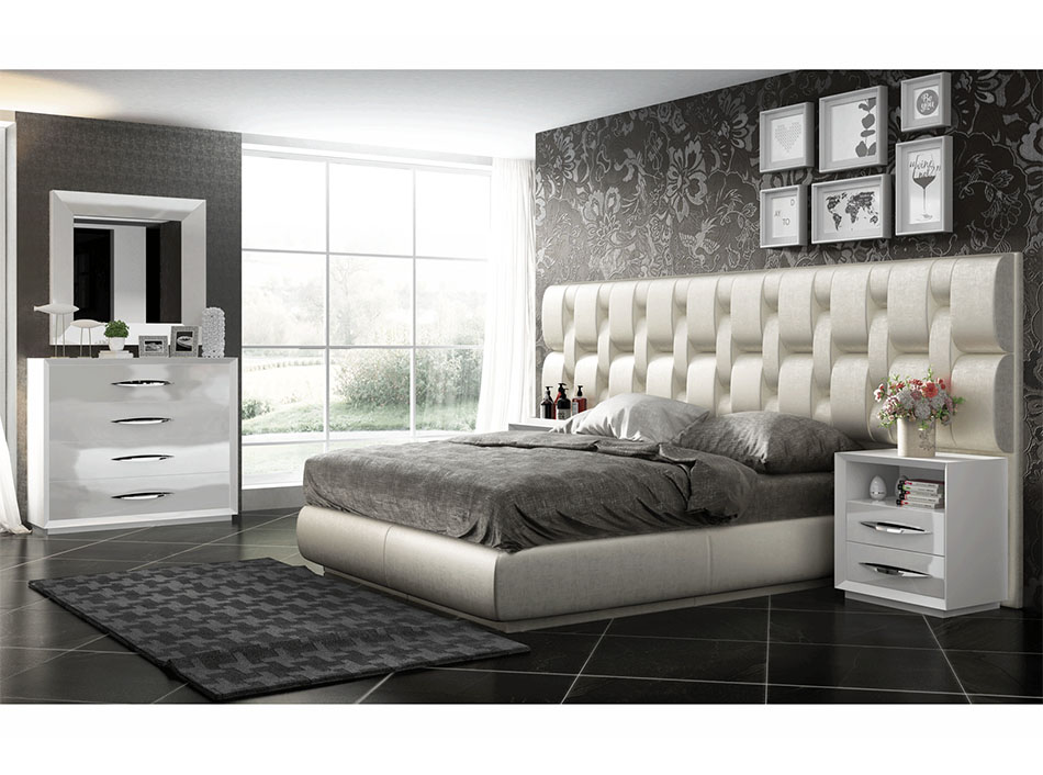 Modern Fabric Bed EF-Emporio by Franco
